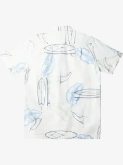 Mens Quiksilver Shirts & Polos|Waterman Right Point Short Sleeve Shirt