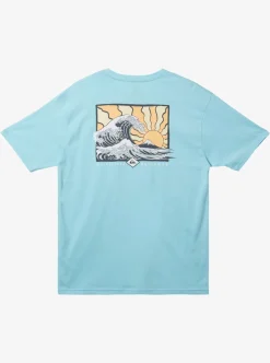 Mens Quiksilver Tees|Waterman Rolling Tide T-Shirt