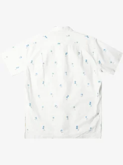 Mens Quiksilver Shirts & Polos|Waterman Sail Palm Short Sleeve Shirt