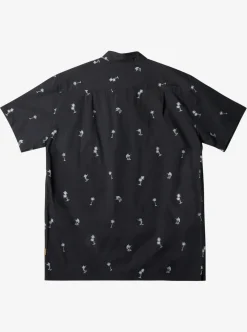 Mens Quiksilver Shirts & Polos|Waterman Sail Palm Short Sleeve Shirt