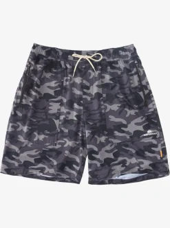 Mens Quiksilver Amphibians|Waterman Scout Zipper Print 19" Amphibian Boardshorts