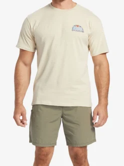 Mens Quiksilver Tees|Waterman Set View T-Shirt