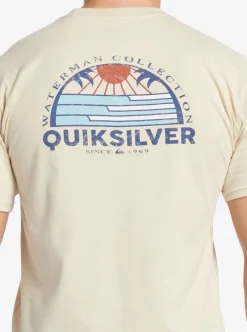 Mens Quiksilver Tees|Waterman Set View T-Shirt