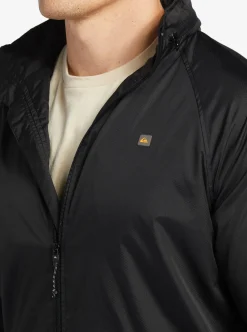 Mens Quiksilver Jackets|Waterman Shell Shock Water-Resistant Lightweight Mini Ripstop Windbreaker