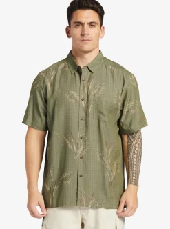 Mens Quiksilver Shirts & Polos|Waterman Skipped Out Woven Shirt