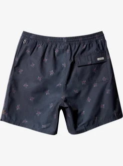 Mens Quiksilver Elastic Waist|Waterman Small Pedals 17" Volleys