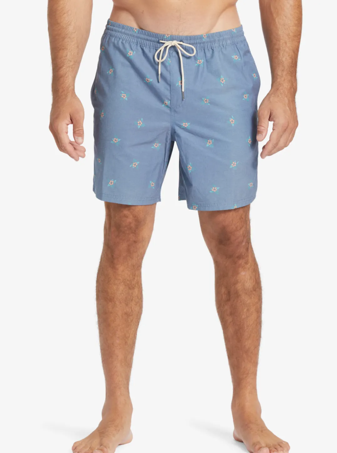 Mens Quiksilver Elastic Waist|Waterman Small Pedals 17" Volleys