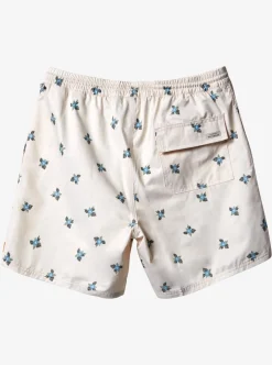 Mens Quiksilver Elastic Waist|Waterman Small Pedals 17" Volleys