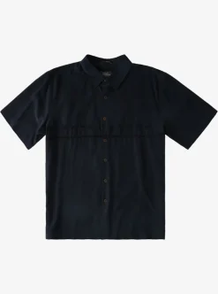 Mens Quiksilver Shirts & Polos|Waterman Tahiti Palms Premium Anti-Wrinkle Shirt