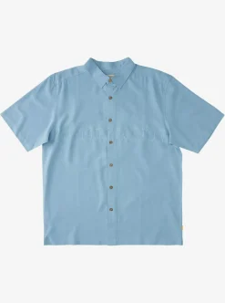 Mens Quiksilver Shirts & Polos|Waterman Tahiti Palms Premium Anti-Wrinkle Shirt