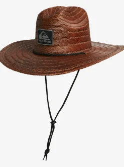 Mens Quiksilver Hats|Waterman The Tier Straw Lifeguard Hat