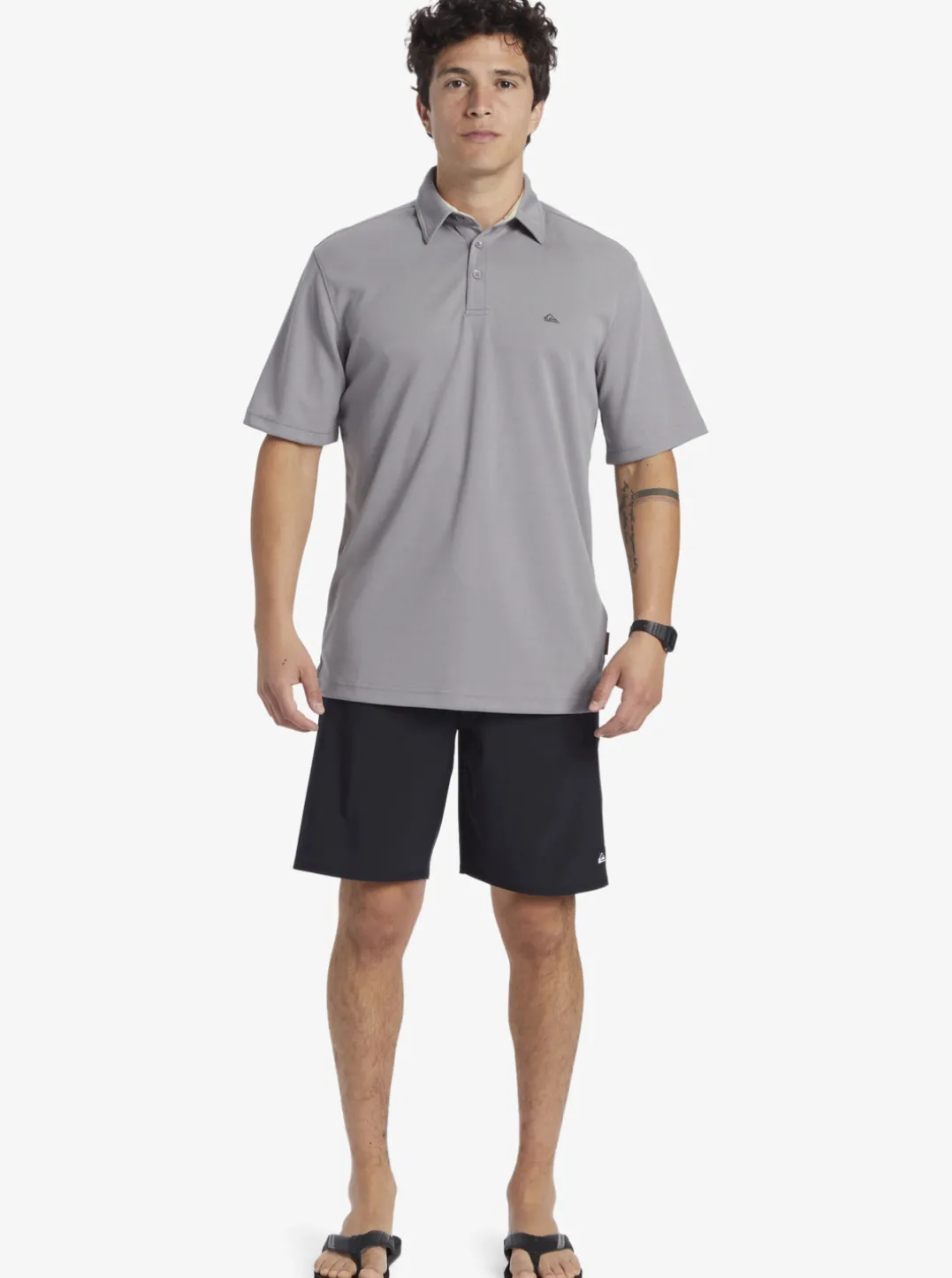 Mens Quiksilver Shirts & Polos|Waterman Water Short Sleeve Polo Shirt