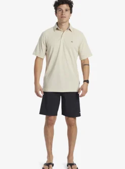 Mens Quiksilver Shirts & Polos|Waterman Water Short Sleeve Polo Shirt