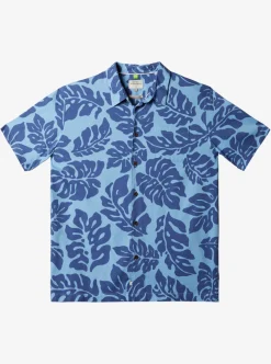 Mens Quiksilver Shirts & Polos|Waterman Waterfall Rain Short Sleeve Shirt