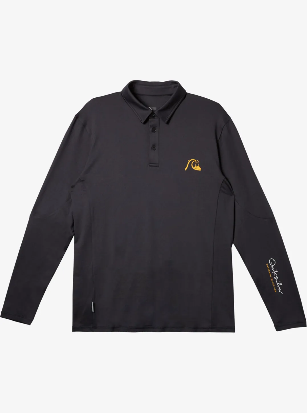 Mens Quiksilver Rashguards|Waterman Waterman Piscator Polo Long Sleeve Upf 50 Surf T-Shirt