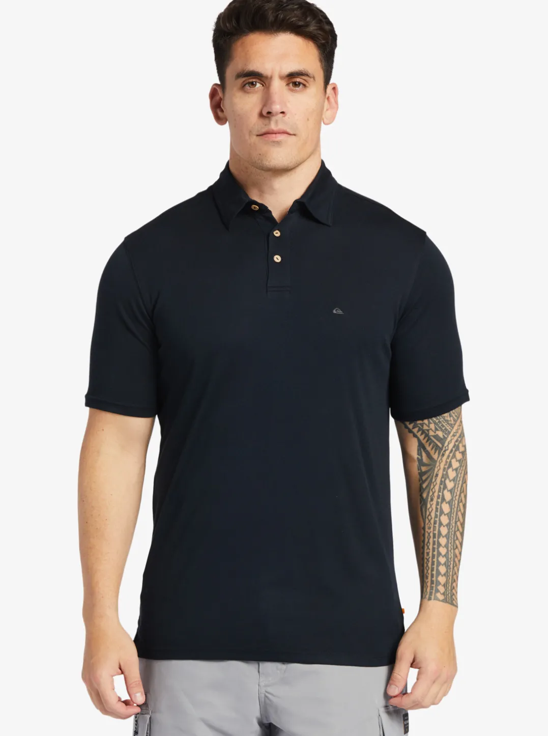 Mens Quiksilver Shirts & Polos|Waterman Waterpolo Short Sleeve Polo Shirt