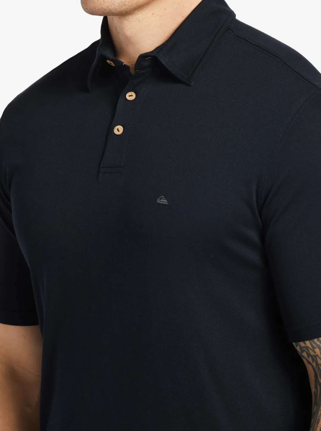 Mens Quiksilver Shirts & Polos|Waterman Waterpolo Short Sleeve Polo Shirt