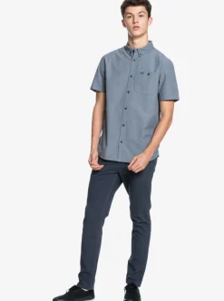Mens Quiksilver Shirts & Polos|Winfall Short Sleeve Shirt