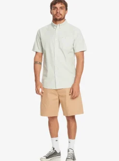 Mens Quiksilver Shirts & Polos|Winfall Short Sleeve Shirt